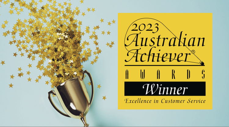 Australian Achiever Awards Winner for Excellence in Customer Service 2023